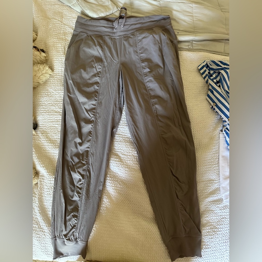 lululemon joggers. Gray color